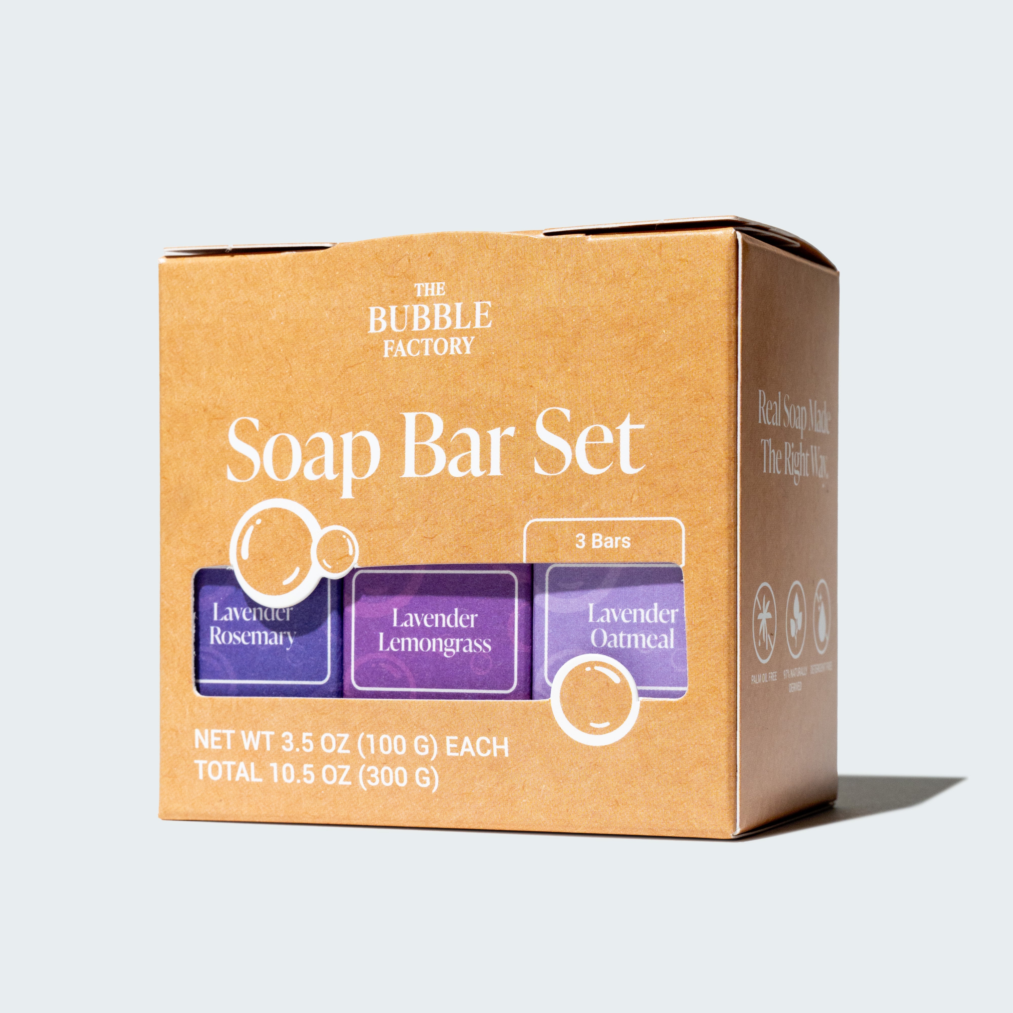 The Fresh & Clean Natural Soap Variety Set – The Bubble Factory