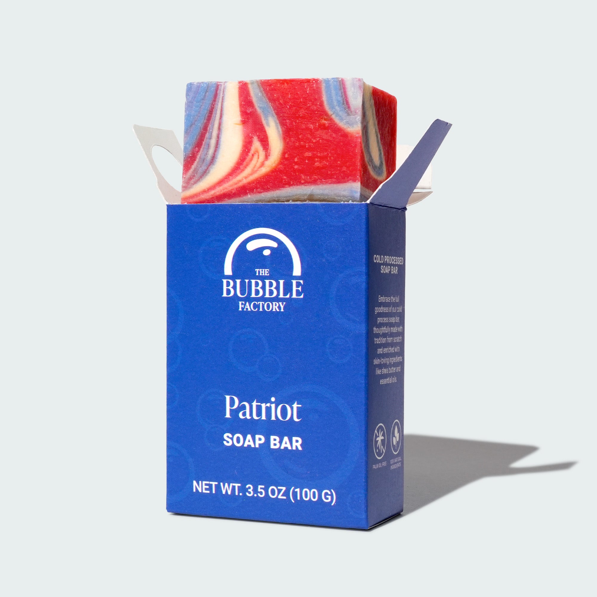 Patriot Natural Soap Bar, Single Box 3D View