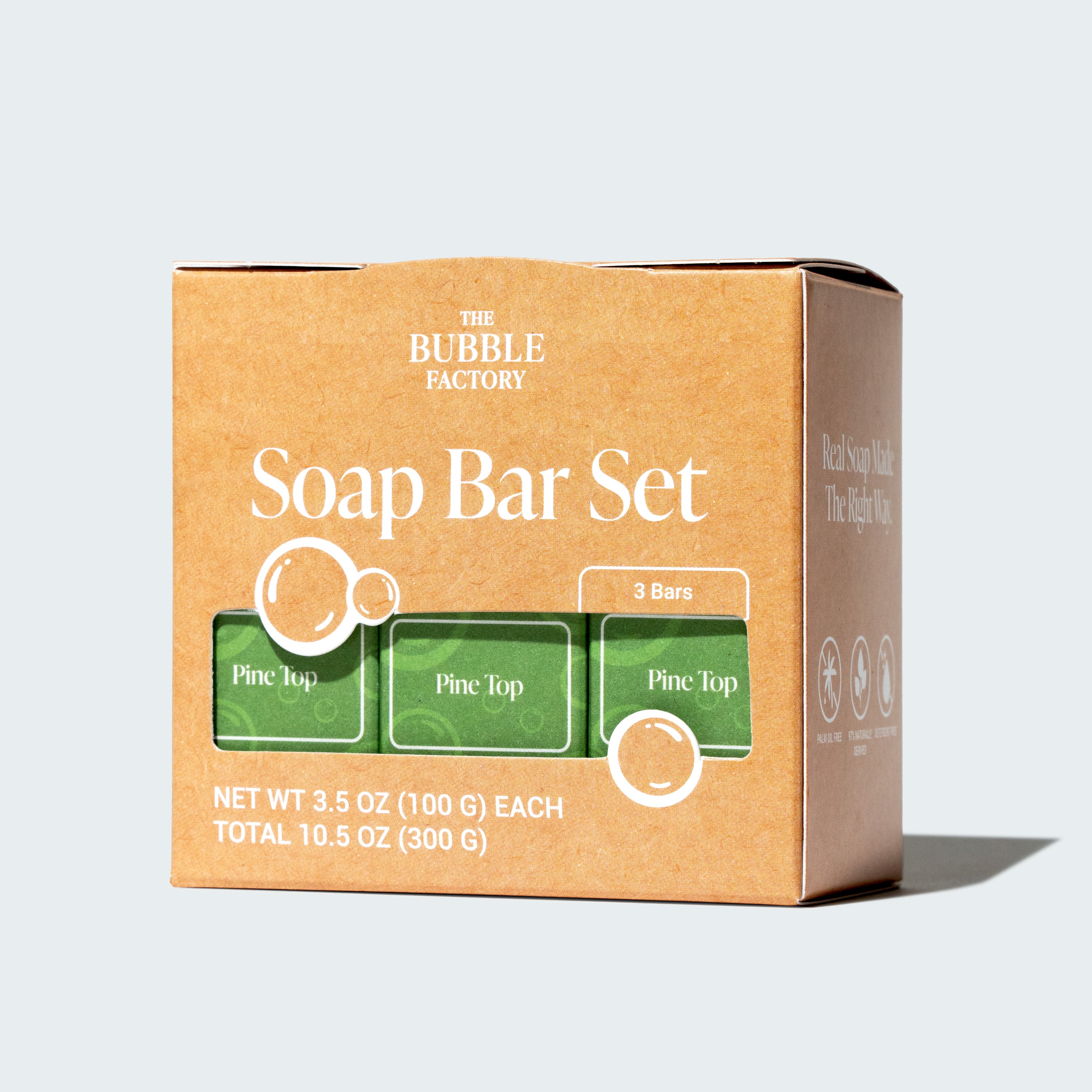 Pine Top Natural Essential Oil Soap Bar