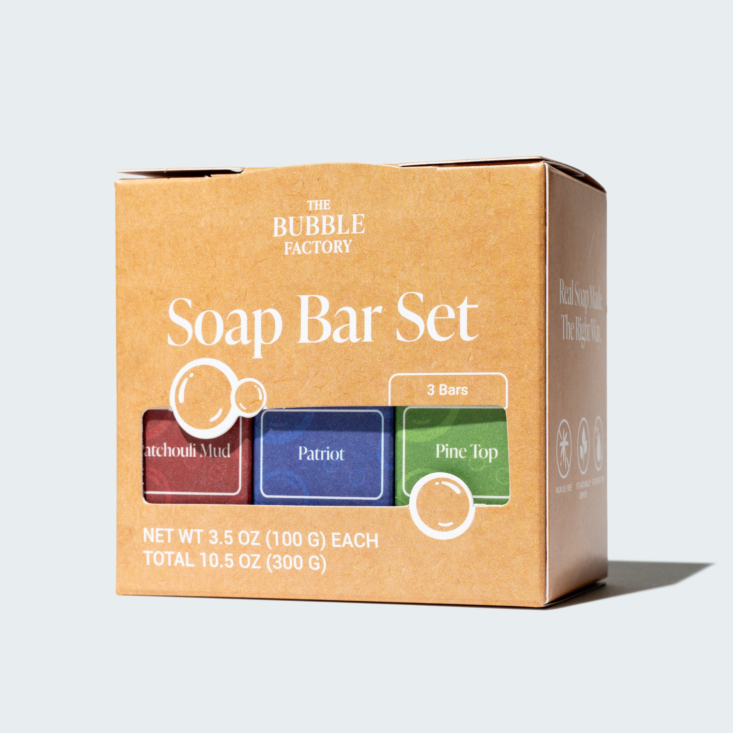 The Rugged Natural Soap Variety Set